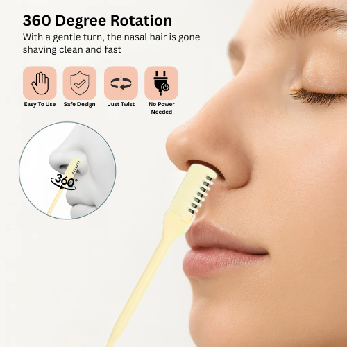 Glamorix Pack of 2 Washable Nose Hair Remover - Image 2